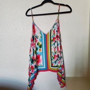 Bright Floral Zara Tank Top NWT